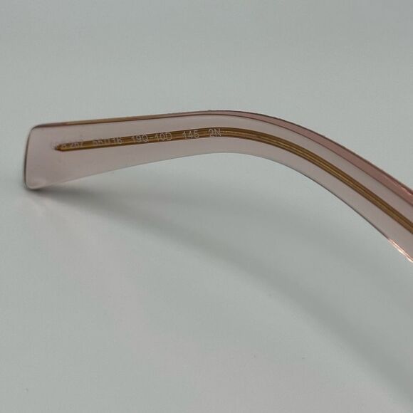 BRAND NEW PRADA Symbol PR26ZS 19Q10D Transparent Peach/Light Brown Sunglasses - Picture 9 of 14